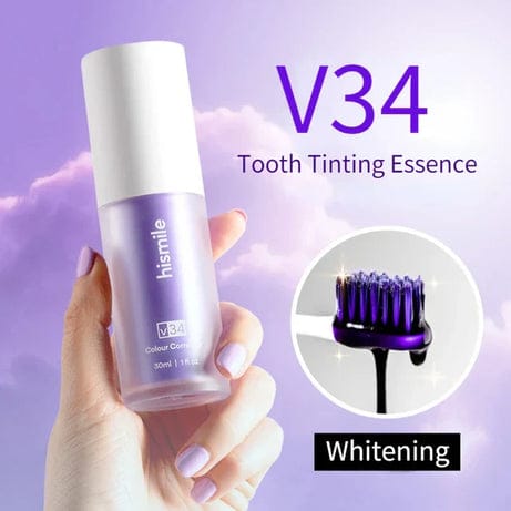 Teeth Brightening Duo – V34 Serum + Soft Brush